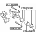rear brake caliper repair kit (set for two sides)