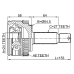 outer cv joint 24x64.5x27