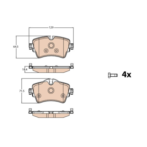 Brake Pad/F45-F46/F48/Mini