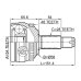 outer cv joint 34x57.9x28