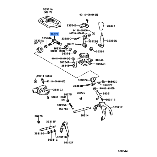 Shaft Assy, Transfer Box