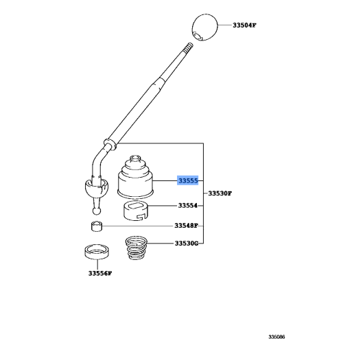 Toyota Shift Lever Boot - Land Cruiser (BJ40 BJ42 FJ40 FJ45 FJ55 FJ60 FJ62 HJ60 HJ61 BJ70 BJ73 BJ74 FJ70 FJ73 FJ75 HJ75 HZJ70 HZJ73 HZJ75) 1974-1984