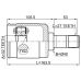 inner cv joint left 32x40x27