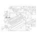 Weatherstrip,Bonnet-