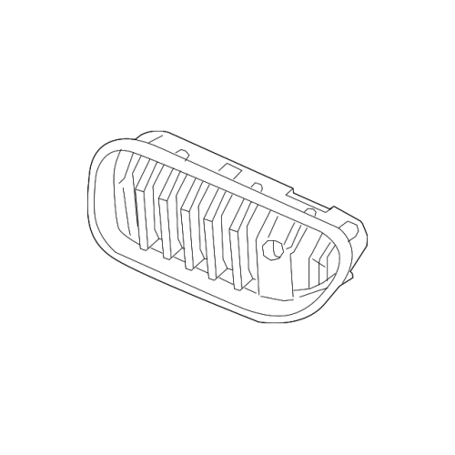 Carbon Fiber Front Kidney Grille Set - BMW M6 Competition GC Coupe F06/F12/F13