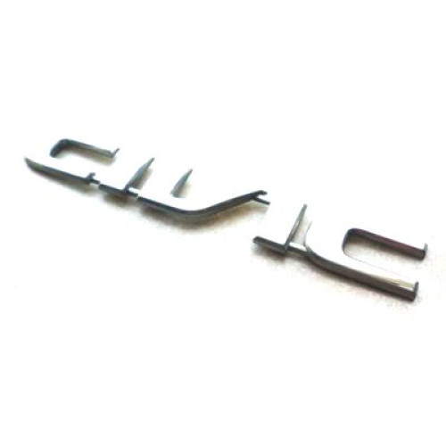EMBLEM BADGE REAR LETTERS w/Adhesive For 2001-2005 HONDA CIVIC 75722-S5A-000