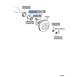Bearing  For Front Axle Hub