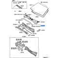 TOYOTA 53383-12160 Genuine Seal, Hood To Cowl Top