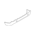 BMW X1 E84 Rear Bumper Lower Cover