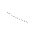 Front Bumper Upper Molding Chrome Trim - BMW 7-Series (F01 F02) 2013-2015 Left Side