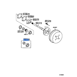 Genuine OE Bearing Clutch - TOYOTA 04421-12011