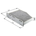 Bosch Premium Cabin Pollen Filter R2381 1987432381