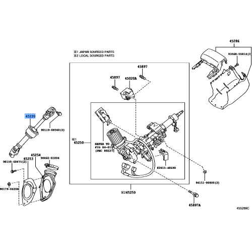 LEX-SHAFT ASSY STEERING