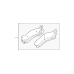 GENERAL MOTORS 87827067 Front Disc Brake Pad Set