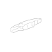 GENERAL MOTORS 84053434 Front Driver Side Exterior Door Handle in Chrome