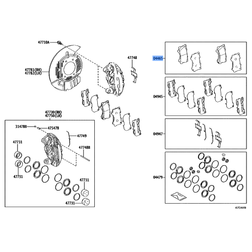 Pad Kit, Disc Brake