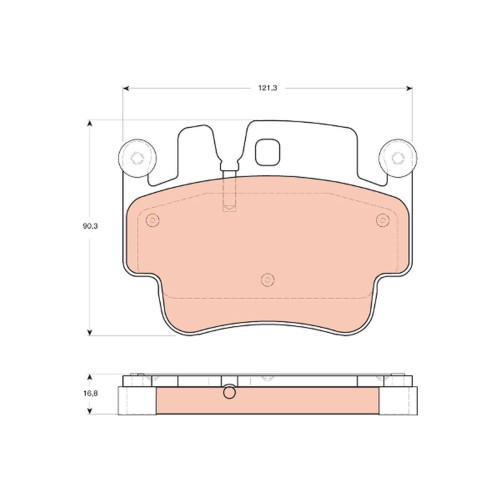 Brak Pad Set/Porsche-911/Caymn