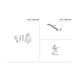 Tail Lamp Db W203/Coupe/Lh