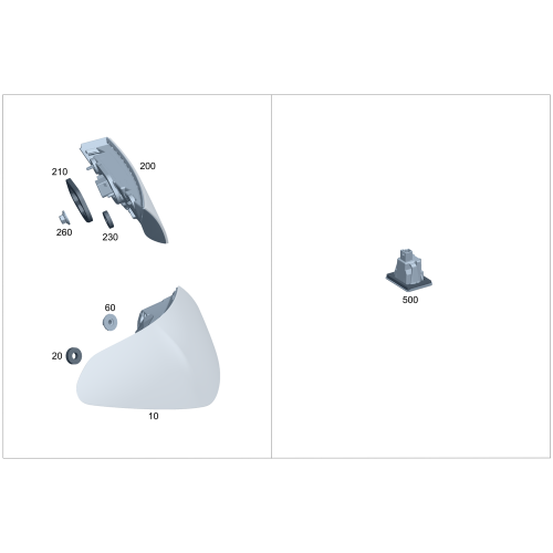 Rear Combination Light Db W206/R