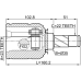 inner cv joint 23x35x22