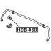 rear stabilizer bar bush d13