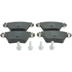 pad kit, disc brake, rear - kit (including bolts, with anti squeal shim)