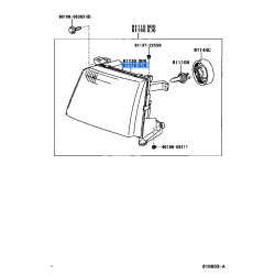Halogen Headlight Assembly - Toyota (Right Passenger Side)