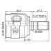 inner cv joint left 25x30x27