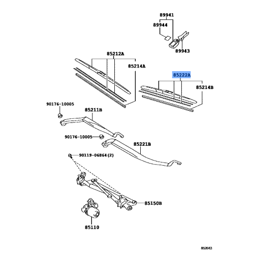 Blade Fr Wiper Lh