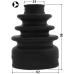boot inner cv joint kit 62x96x21