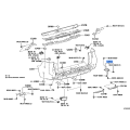 TOYOTA 58723-60020 Protector Sub-assy, Rear Bumper, RH