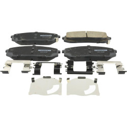 pad kit, disc brake, front - kit (with anti squeal shim, with brackets)