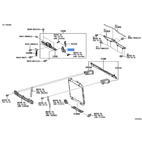 Toyota Support, Radiator, LH