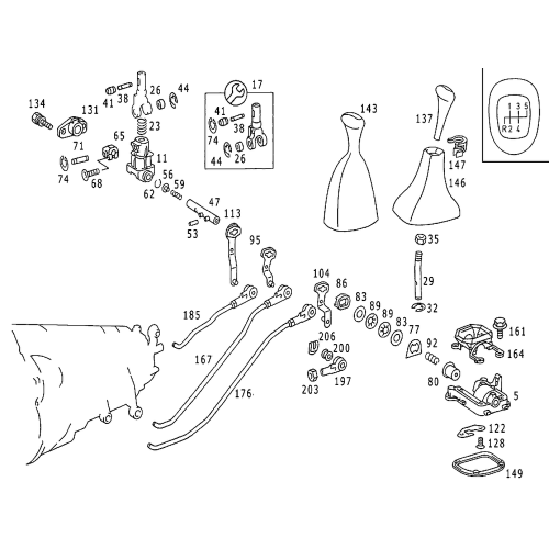Bushing Db W140,W210,W202