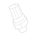 Sensor Exhaust Pressure Mercedes-Benz E-Class Saloon