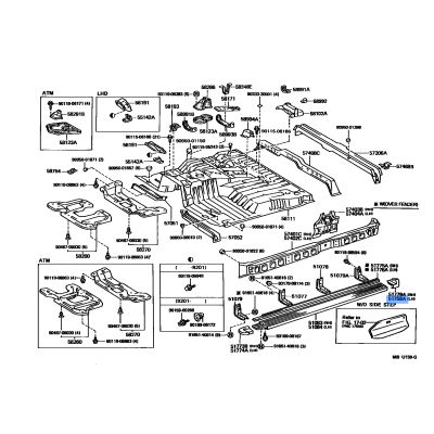 Foot Board Rubber Rr