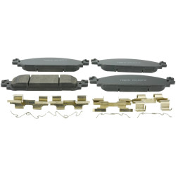 pad kit, disc brake, front - kit (with anti squeal shim, with brackets)