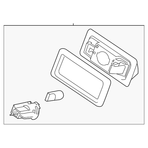 License Plate Lamp Assy