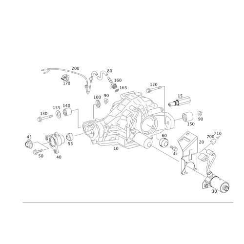 Shaft Seal Frt Db W164,W251