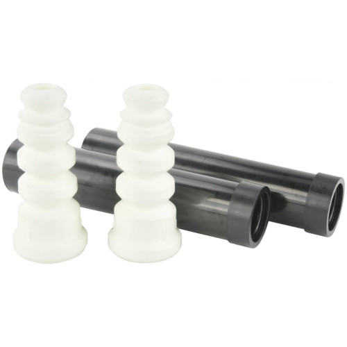 Boot with jounce bumper rear shock absorber kit