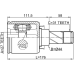 inner cv joint left 27x44x31