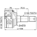 outer cv joint 30x78x36