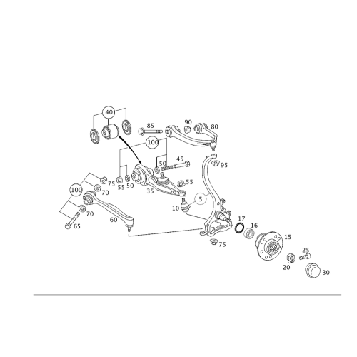 Wheel Bearing Frt Db W220