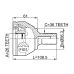 outer cv joint 26x56.5x36