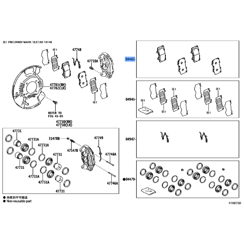 PAD KIT,DISC BRAKE