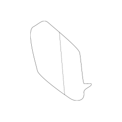 BMW Tow Hook Cover (Primered) P/N 51118212527