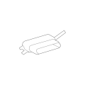 BMW F01 F02 LCI M Performance Exhaust Pipe Covers