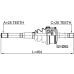 shaft assembly, outer cv joint 25x462x26
