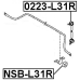 rear stabilizer bar bush d19
