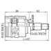inner cv joint right 23x36x23
